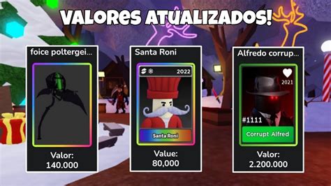 stk values|lista de valores stk.